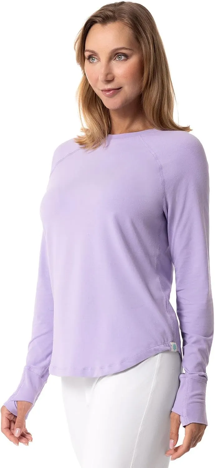 Coolibar UPF 50  Women's LumaLeo Long Sleeve T-Shirt - Sun Protective