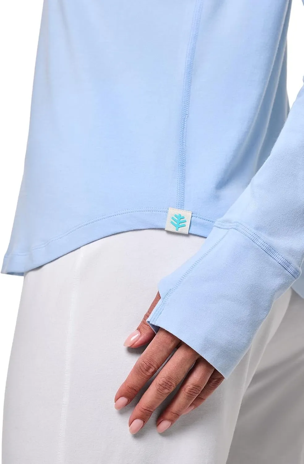 Coolibar UPF 50  Women's LumaLeo Long Sleeve T-Shirt - Sun Protective