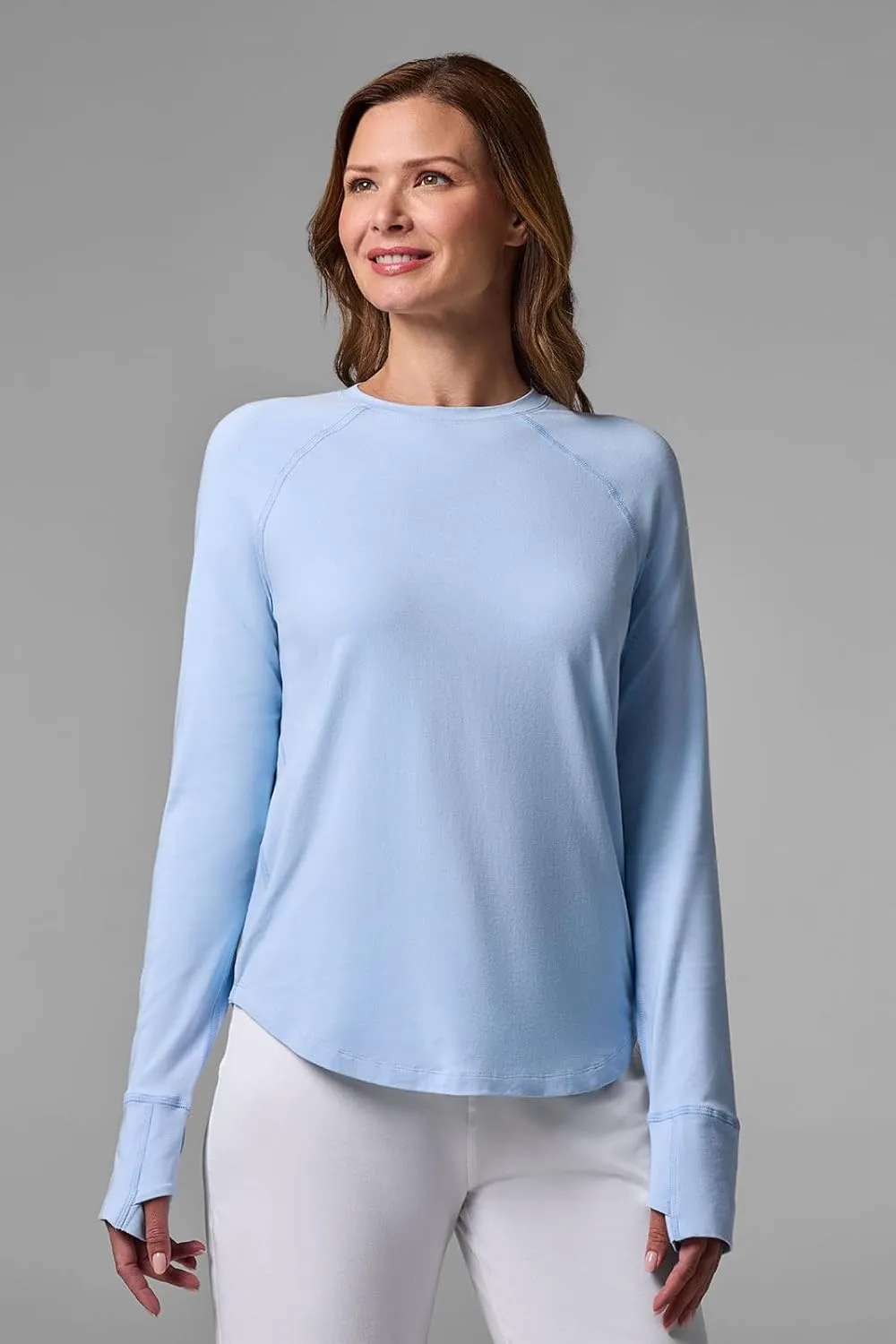 Coolibar UPF 50  Women's LumaLeo Long Sleeve T-Shirt - Sun Protective