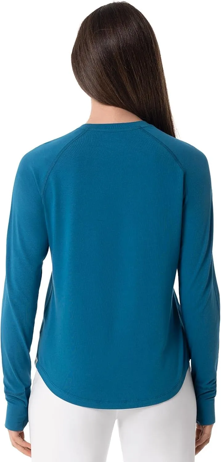 Coolibar UPF 50  Women's LumaLeo Long Sleeve T-Shirt - Sun Protective