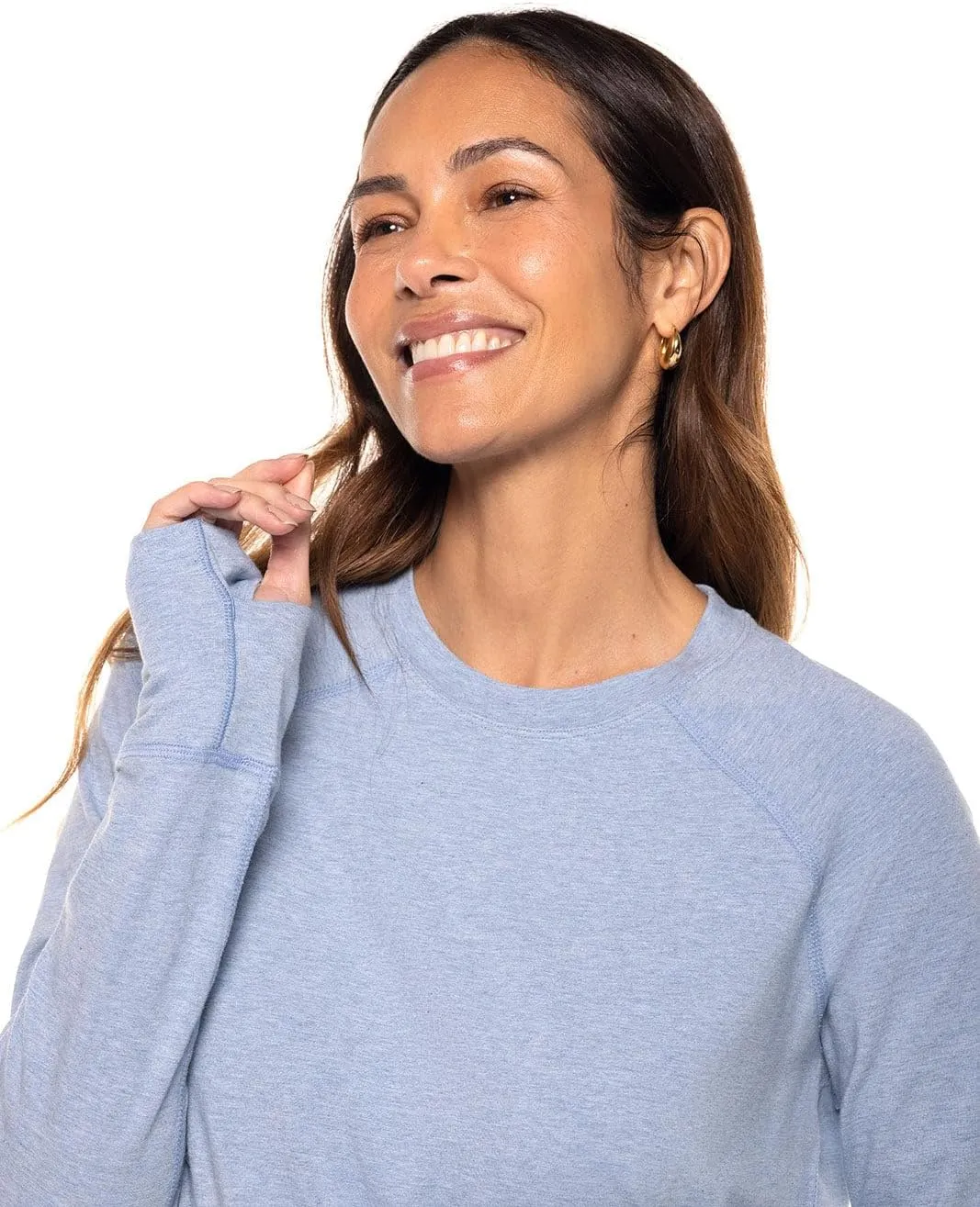 Coolibar UPF 50  Women's LumaLeo Long Sleeve T-Shirt - Sun Protective