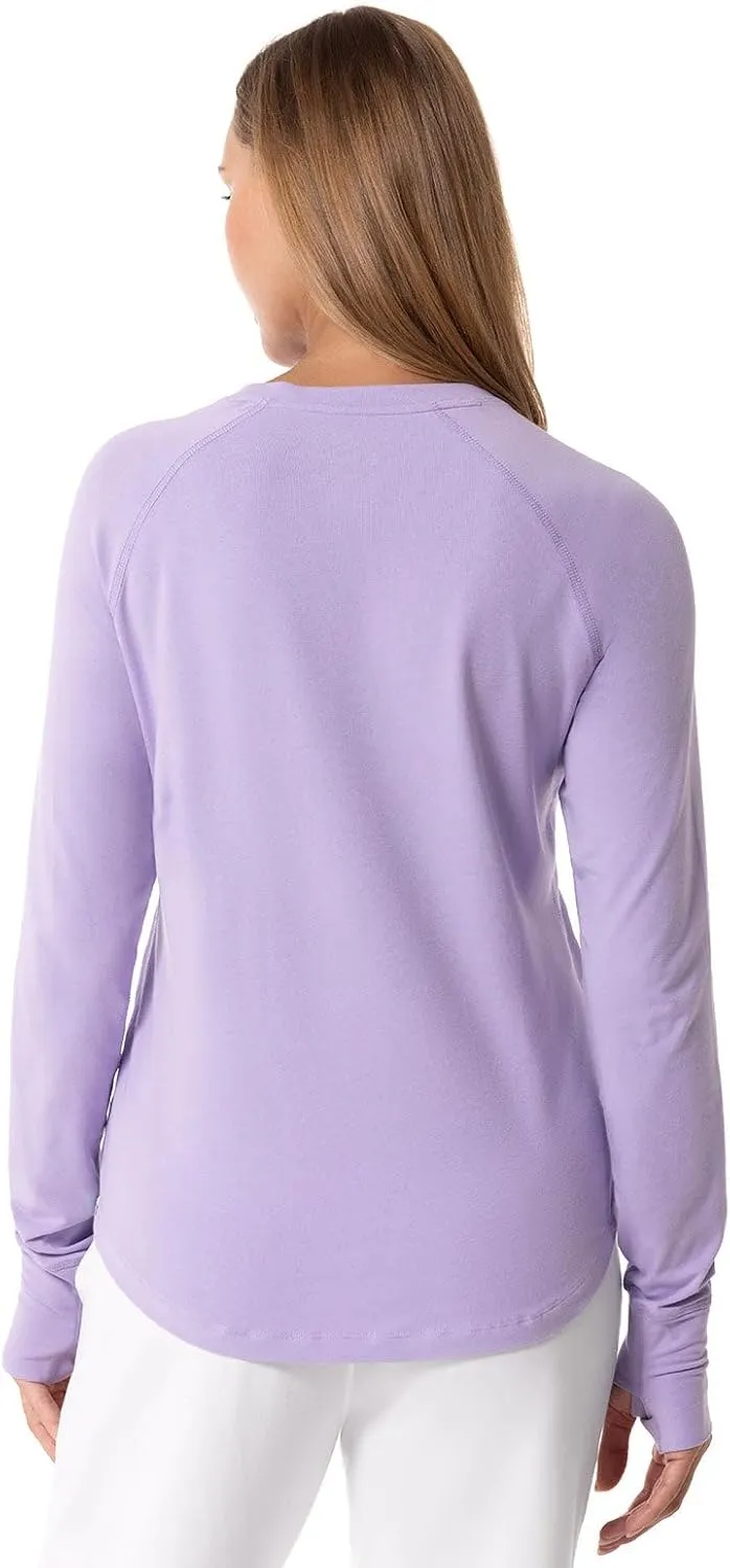 Coolibar UPF 50  Women's LumaLeo Long Sleeve T-Shirt - Sun Protective