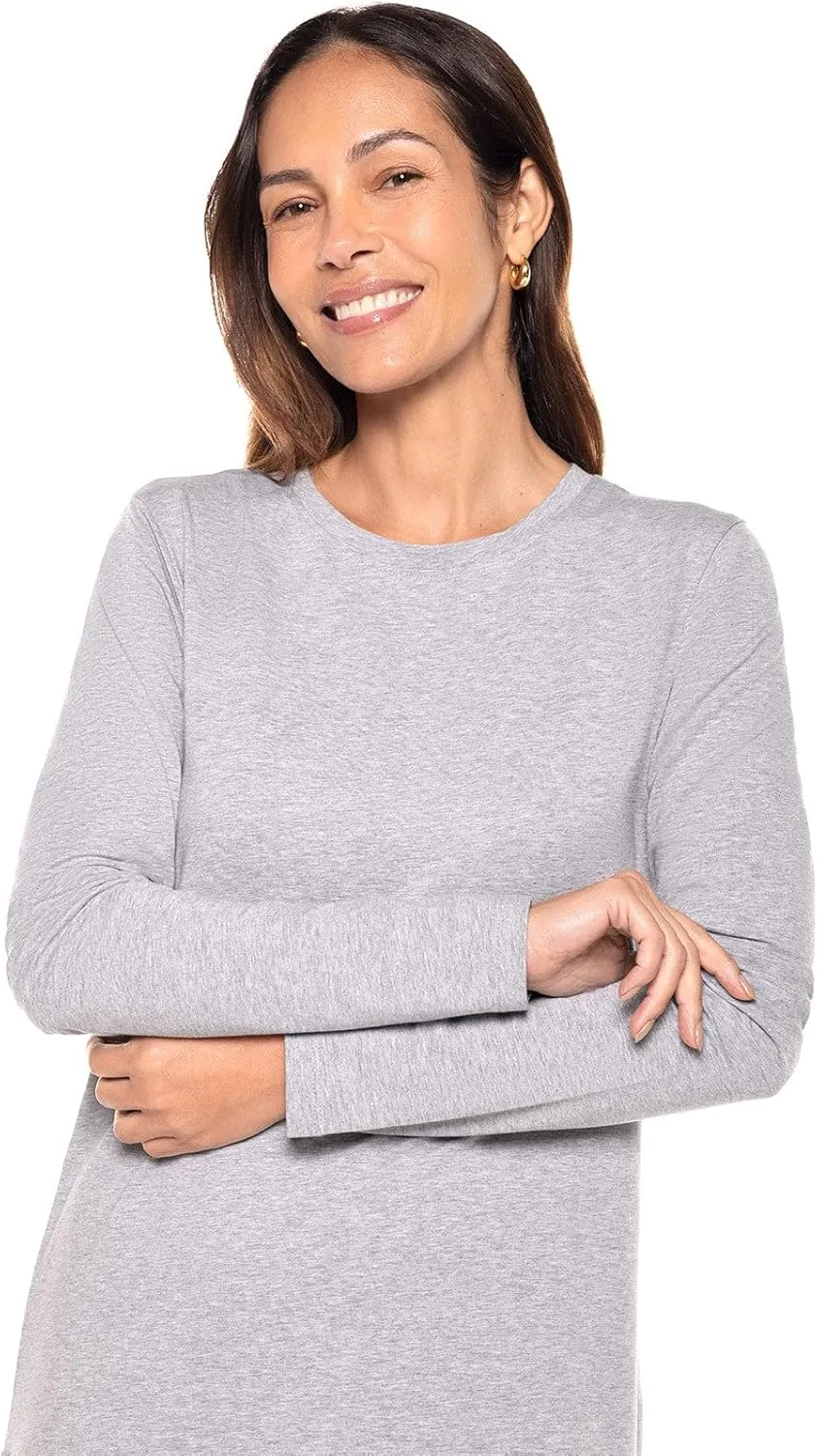 Coolibar UPF 50  Women's Morada Everyday Long Sleeve T-Shirt - Sun Protective