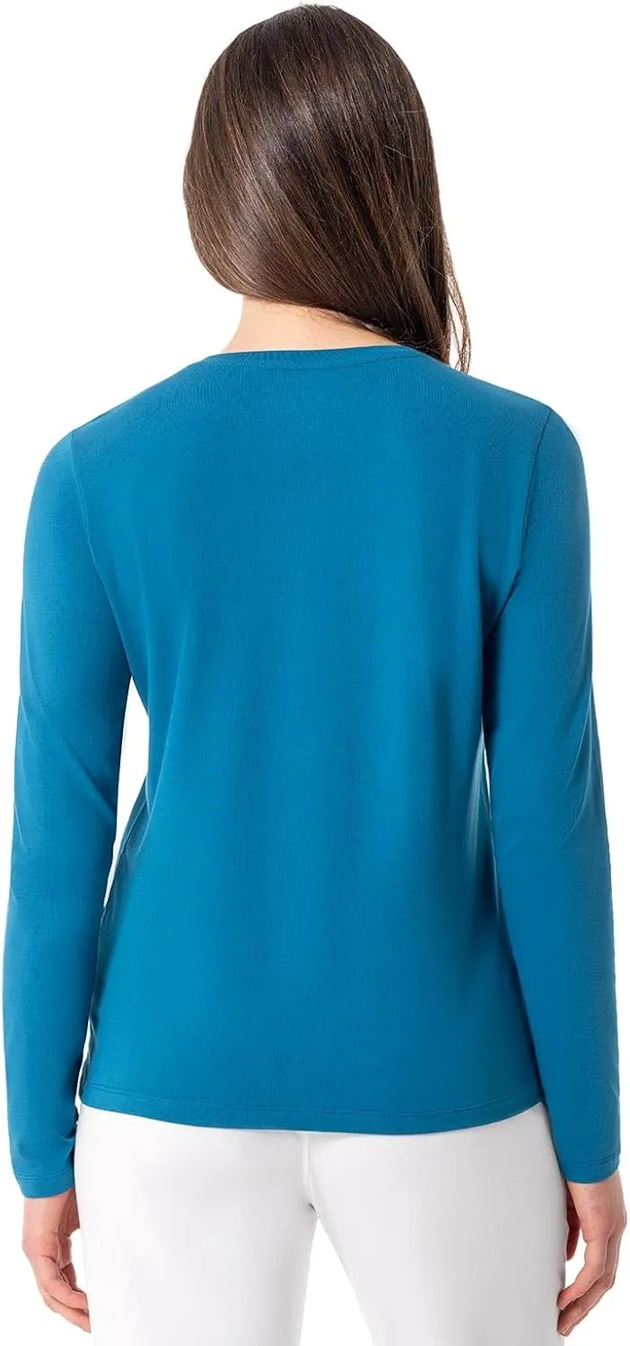 Coolibar UPF 50  Women's Morada Everyday Long Sleeve T-Shirt - Sun Protective