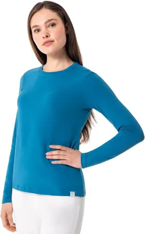 Coolibar UPF 50  Women's Morada Everyday Long Sleeve T-Shirt - Sun Protective