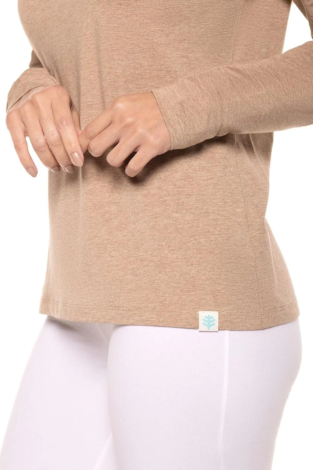 Coolibar UPF 50  Women's Morada Everyday Long Sleeve T-Shirt - Sun Protective