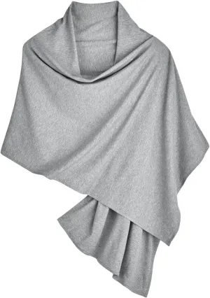 Coolibar UPF 50  Women's Sanibel Everyday Beach Shawl, Tulip Pink, OS, Solid - Sun Protective