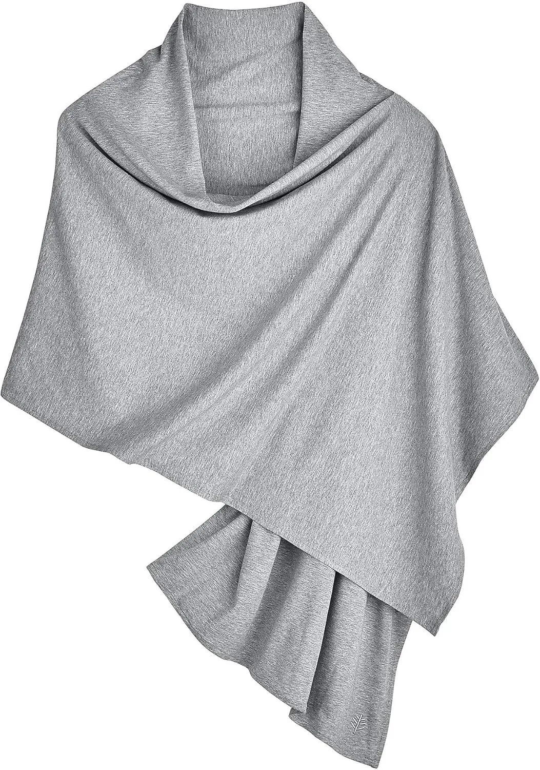 Coolibar UPF 50  Women's Sanibel Everyday Beach Shawl, Tulip Pink, OS, Solid - Sun Protective