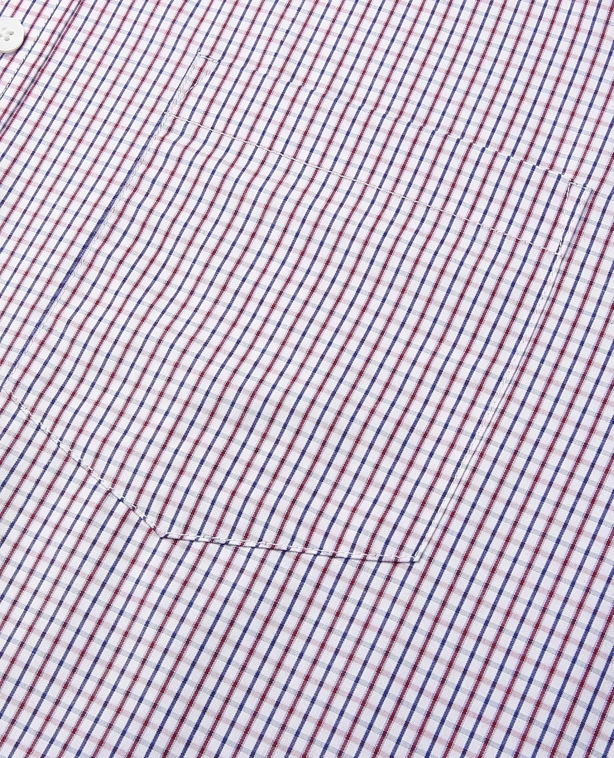 DEMEANOR Men's Button Down Shirts Plaid Dress Shirts Wrinkle Free Business Casual Long Sleeve Regular Fit Shirt