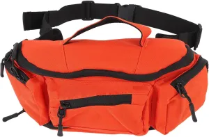 Fanny Pack Waist Pack, Waist Bag Hiking Travel Essentials for Women Men Belt Bag, Partition Storage Adjustable Belt Waist Pack for Hiking Running Travel Cycling (Orange)