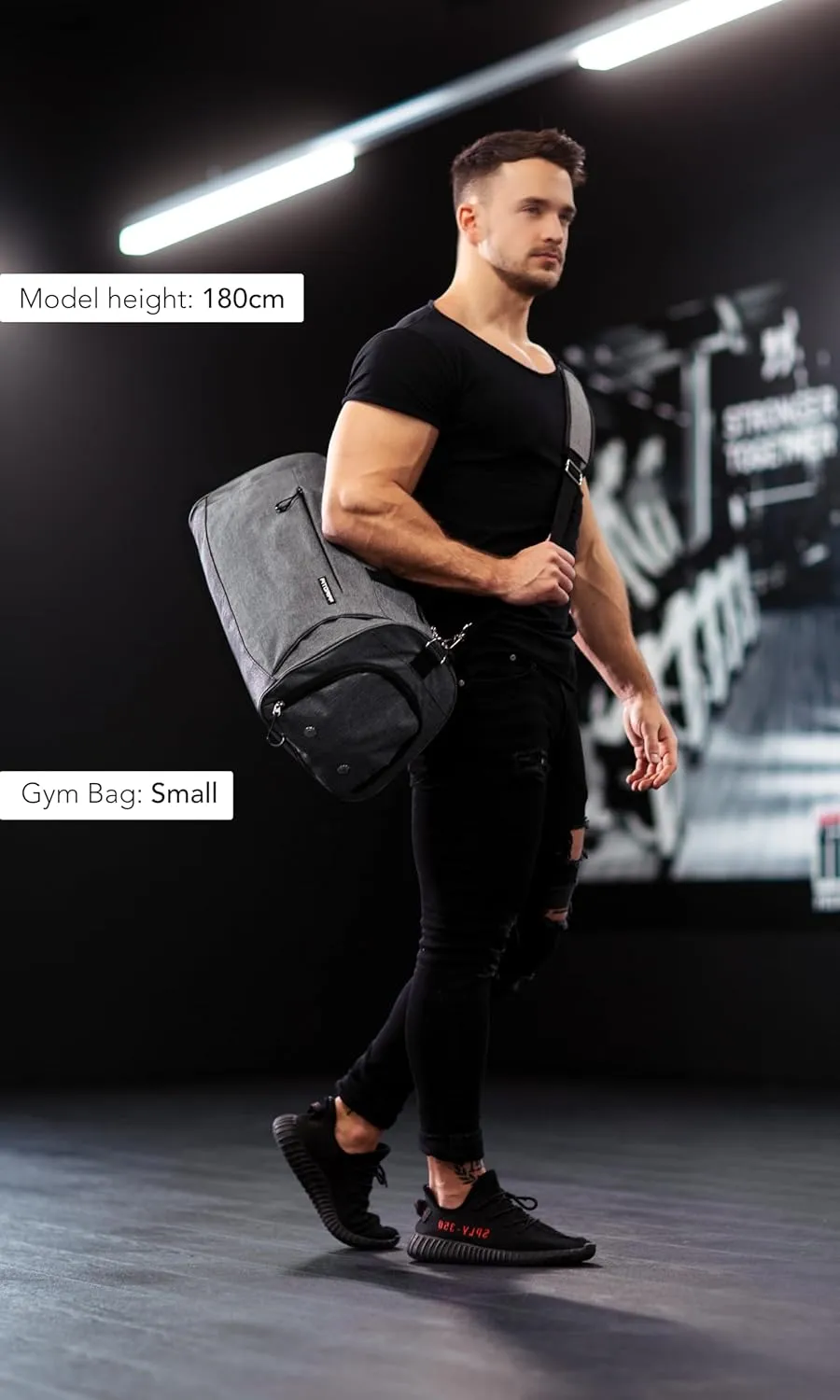 Fitgriff Gym Bag for Men & Women with Shoe & Wet Compartment - Duffle Bag for Travel, Sports, Fitness & Workout