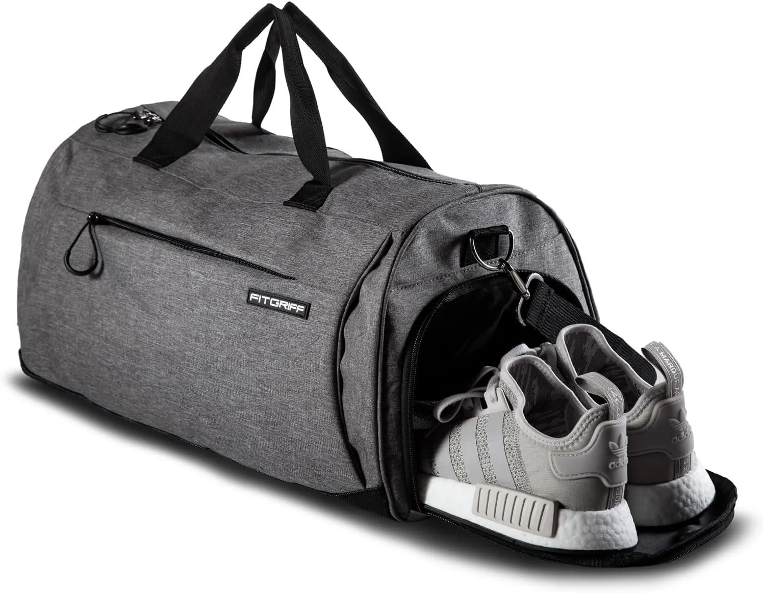 Fitgriff Gym Bag for Men & Women with Shoe & Wet Compartment - Duffle Bag for Travel, Sports, Fitness & Workout