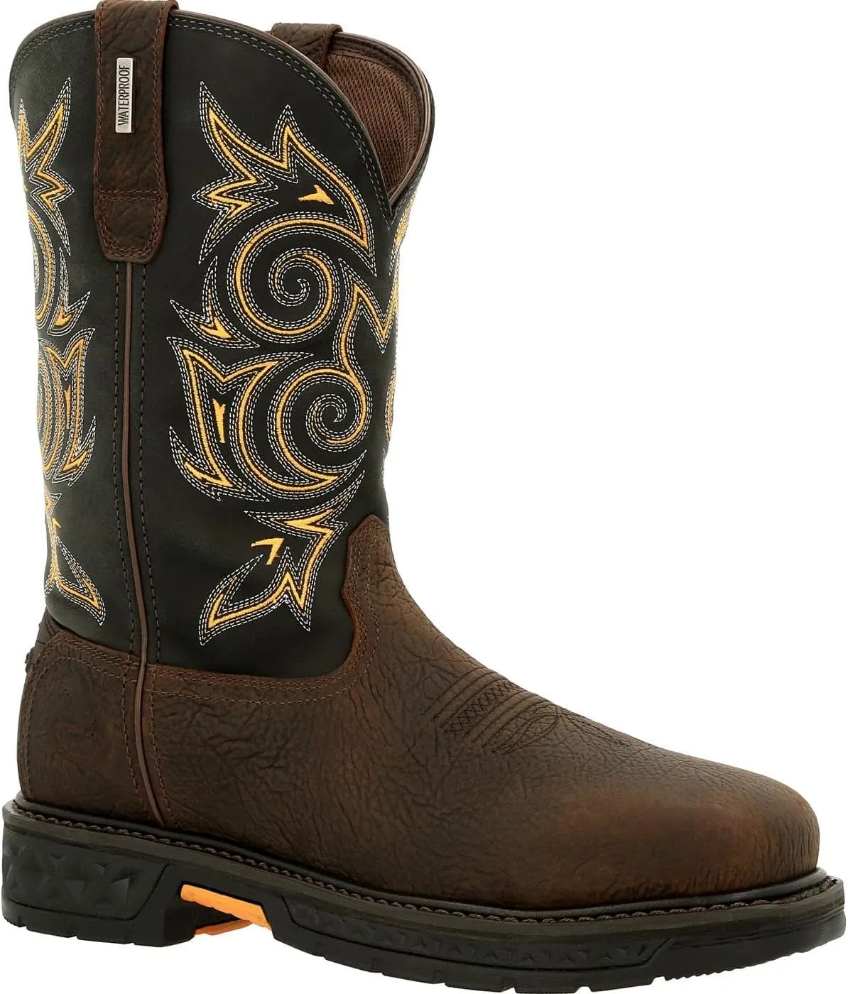 Georgia Boot Carbo-Tec LT Steel Toe Waterproof Pull-On Work Boot Size 8(M)