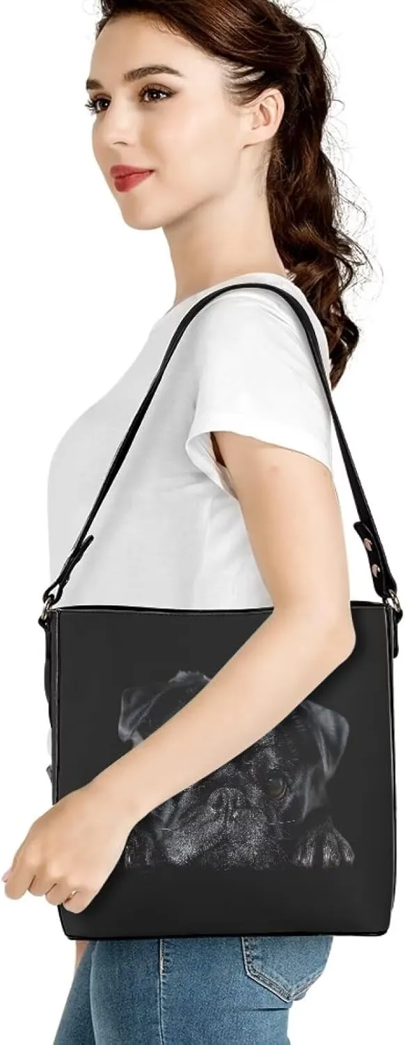 Giraffe Tote Bags PU Leather Purses Handbags for Women Top Handle Ladies Shoulder Satchel Bags