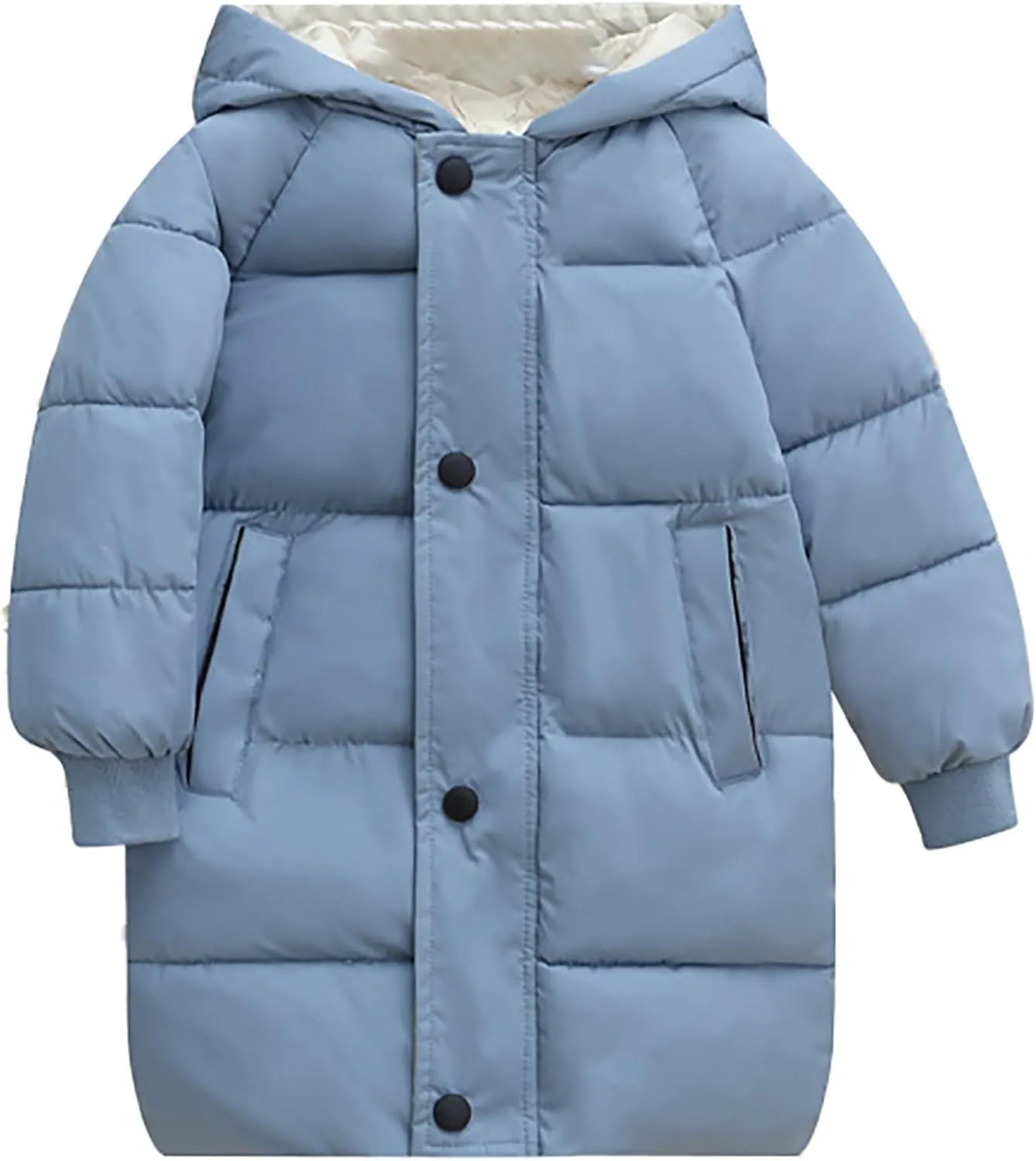 Girls Coats Size 6/7 Children's Down Padded Jacket Long Cotton Padded Jacket Baby Children's Winter Coat for Youth Girls