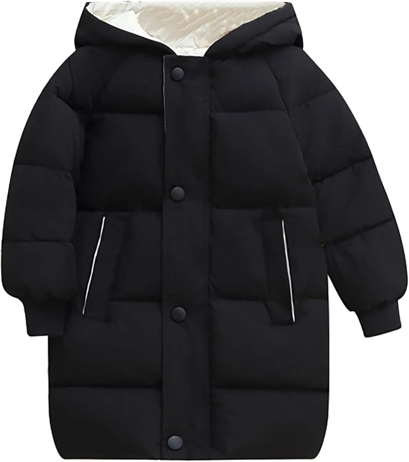 Girls Coats Size 6/7 Children's Down Padded Jacket Long Cotton Padded Jacket Baby Children's Winter Coat for Youth Girls