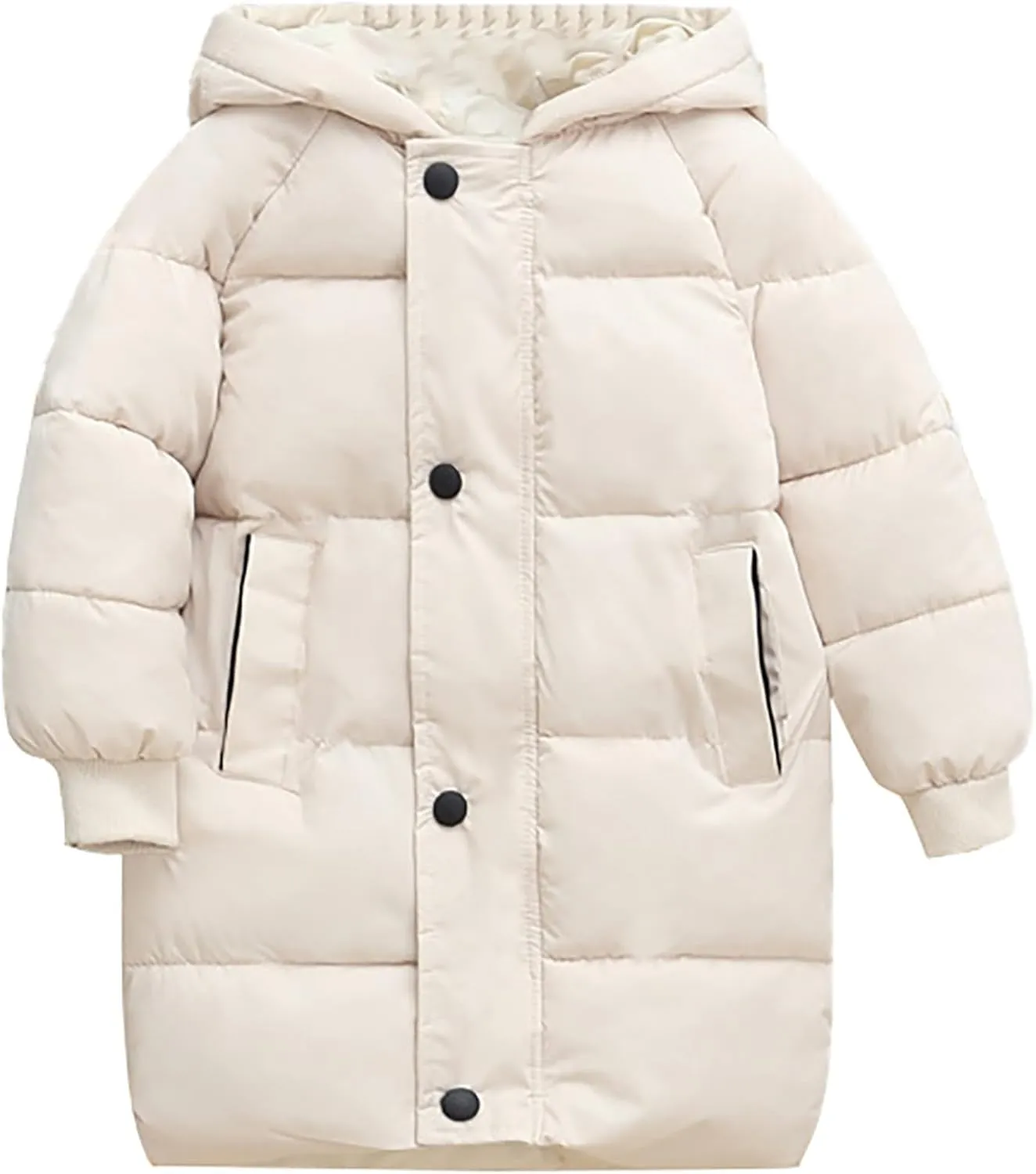 Girls Coats Size 6/7 Children's Down Padded Jacket Long Cotton Padded Jacket Baby Children's Winter Coat for Youth Girls