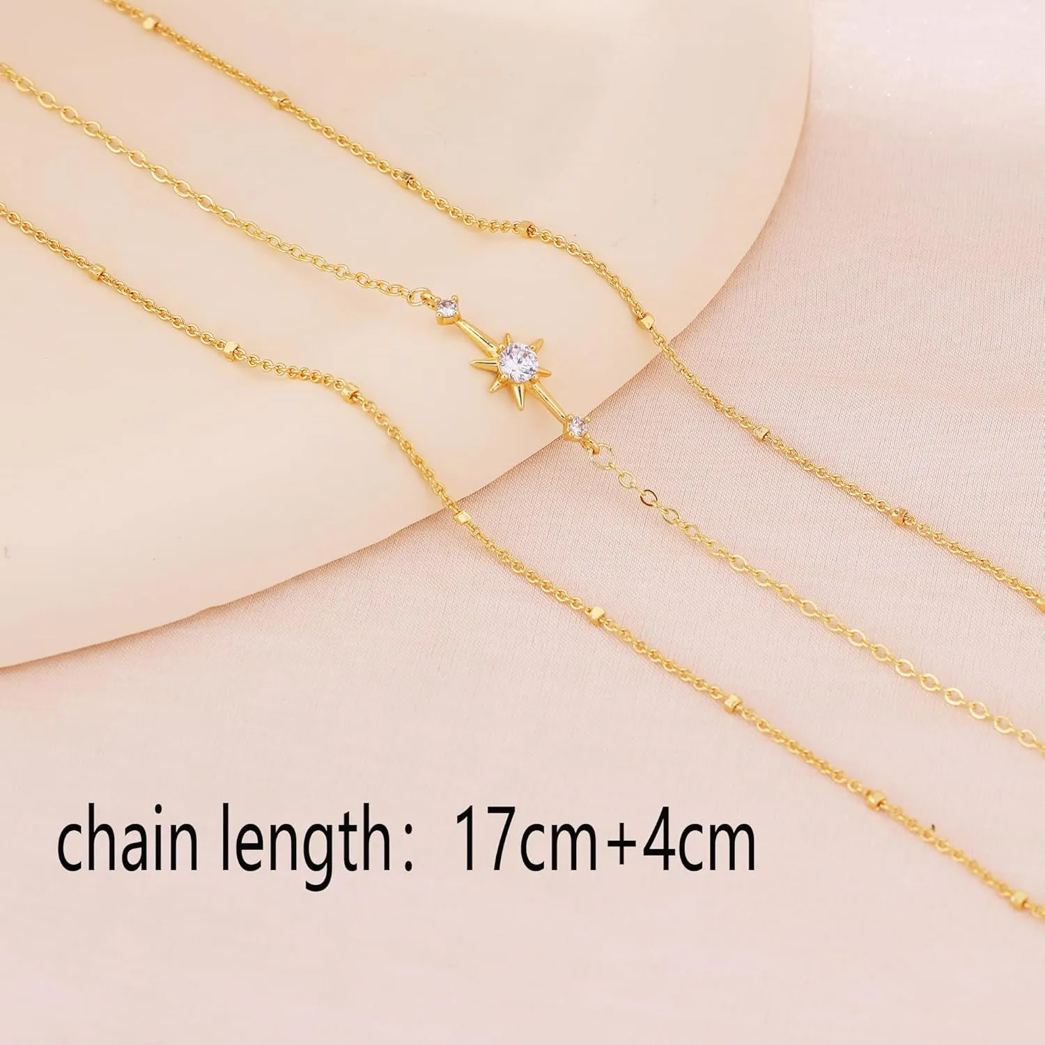 Gold Bracelets for Women,Dainty Gold Bracelet Stack 14K Gold Plated Pearl Bracelet Set Cute Tennis Bracelet Stackable Chain Bracelets for Women Waterproof Pearl Bead Bracelet Womens Jewelry