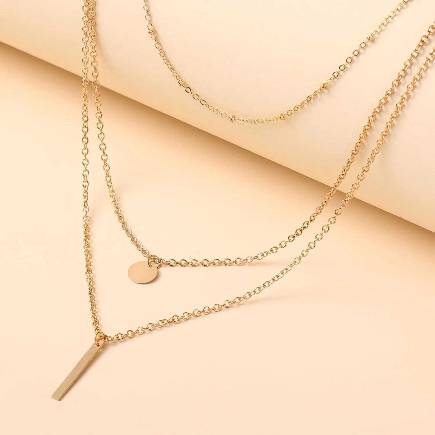 Gold Necklace for Women Initial Necklaces,Crystal Gold Chain Gemstone Name Necklace, Letter Personalized Pendant Necklaces Crystal Necklace