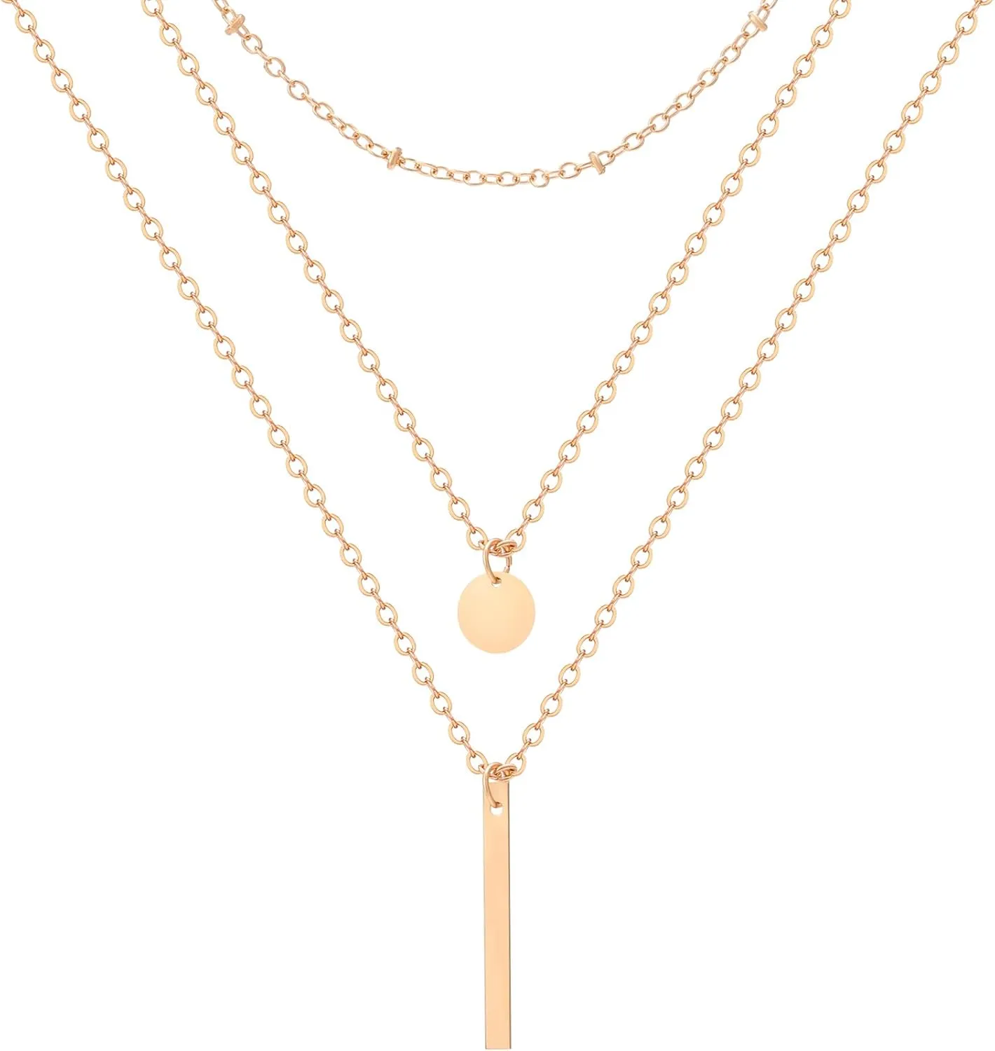 Gold Necklace for Women Initial Necklaces,Crystal Gold Chain Gemstone Name Necklace, Letter Personalized Pendant Necklaces Crystal Necklace