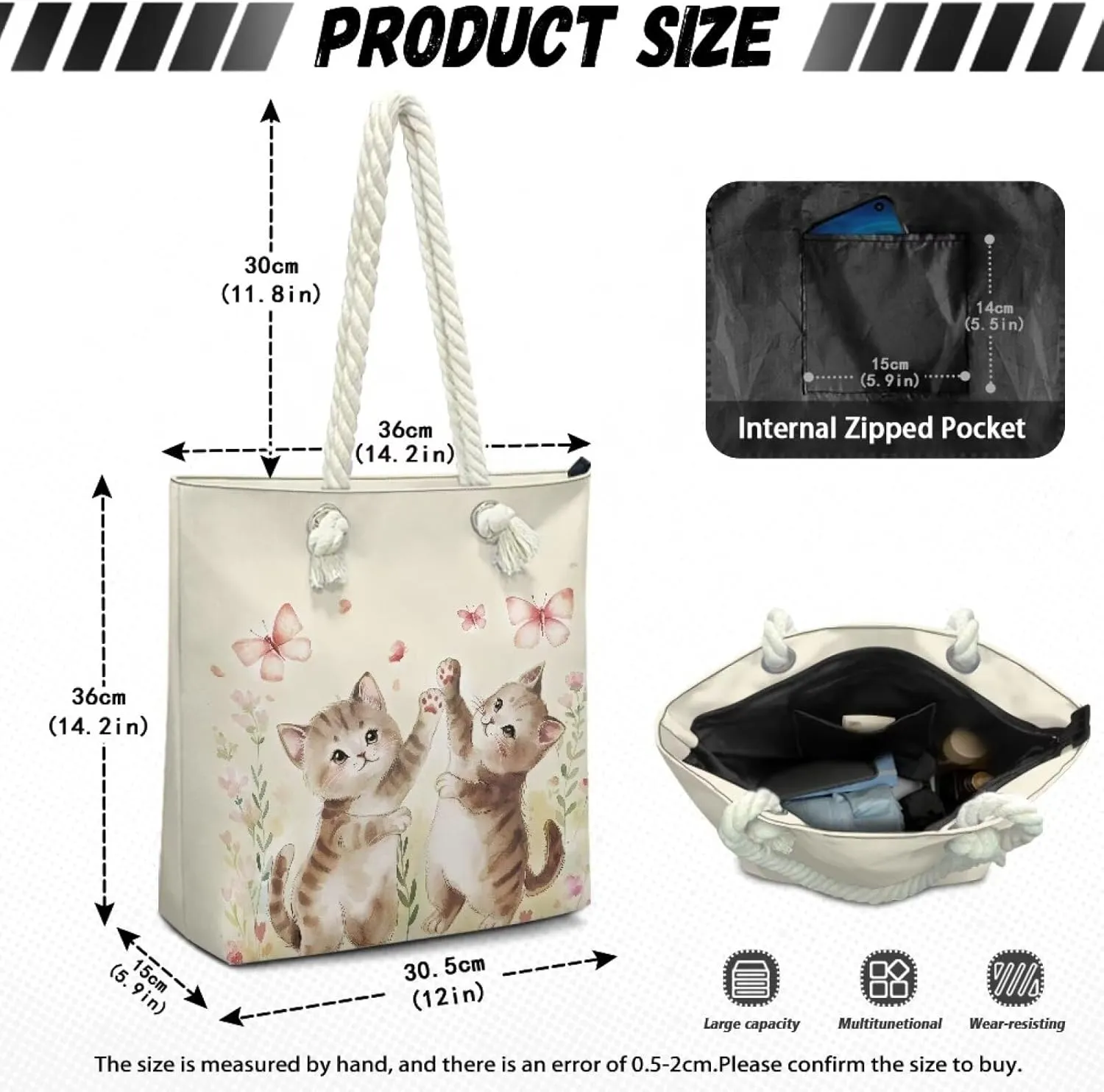 Grocery Bags Reusable Shopping Bags Top Handle Handbags Satchel Tote for Women Ladies Purse Storage Organizer