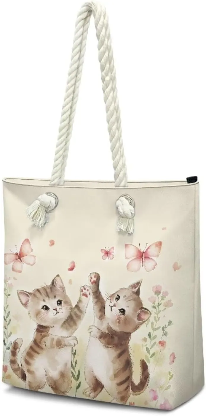 Grocery Bags Reusable Shopping Bags Top Handle Handbags Satchel Tote for Women Ladies Purse Storage Organizer