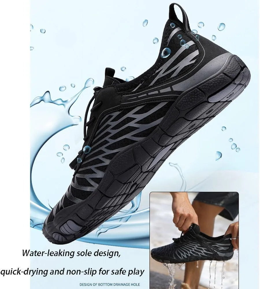 Grounded Barefoot Footwear Shoes for Women Men, Breathable & Non-Slip Athletic, Water Shoes Wide Toe Box