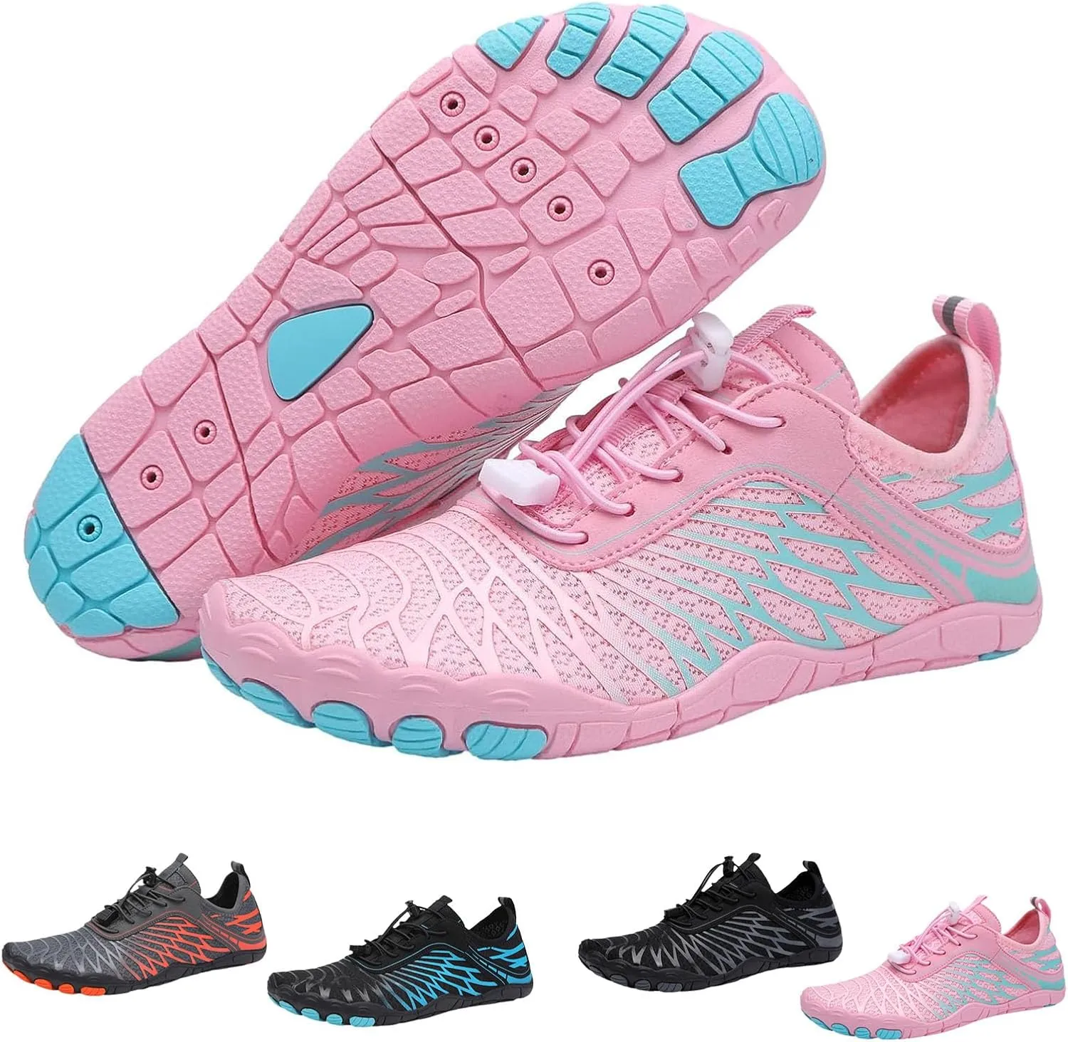 Grounded Barefoot Footwear Shoes for Women Men, Breathable & Non-Slip Athletic, Water Shoes Wide Toe Box