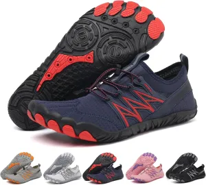 GUNIYIFS Walking Water Shoes Men Hike Barefoot Shoes Women Wide Toe Box Non-Slip Quick Dry Breathable Outdoor Athletic Footwear Beach
