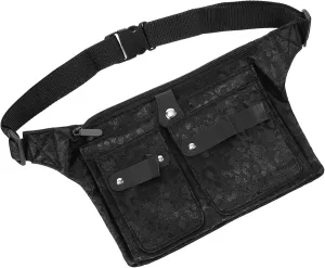 Hairdressing Waist Bag for Stylists Lightweight Multi Functional Barber Scissors Pouch Convenient Travel Storage for Combs and Tools Durable Canvas Design Leopard Print