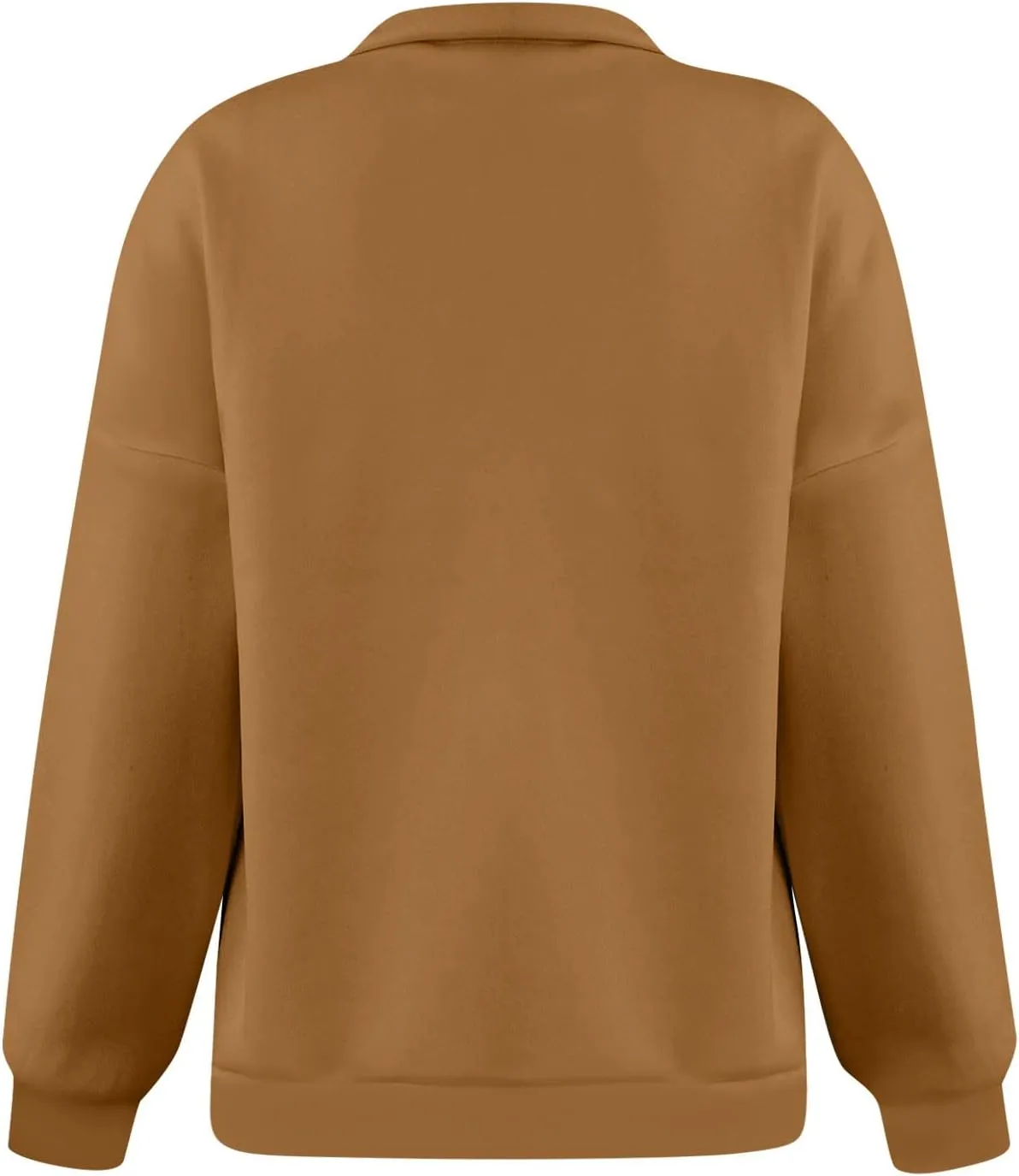 Half Zip Sweatshirt Women Pullover Long Sleeve Tops Fall 2024 Hoodies Y2K Solid Color Clothes With Pockets
