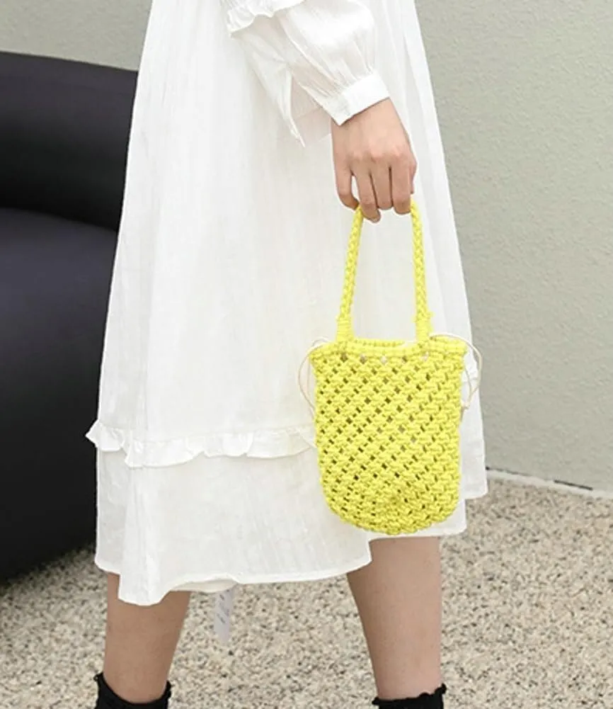 Handbag for Women, Featuring a Cute Small Bucket Hobo Tote Style