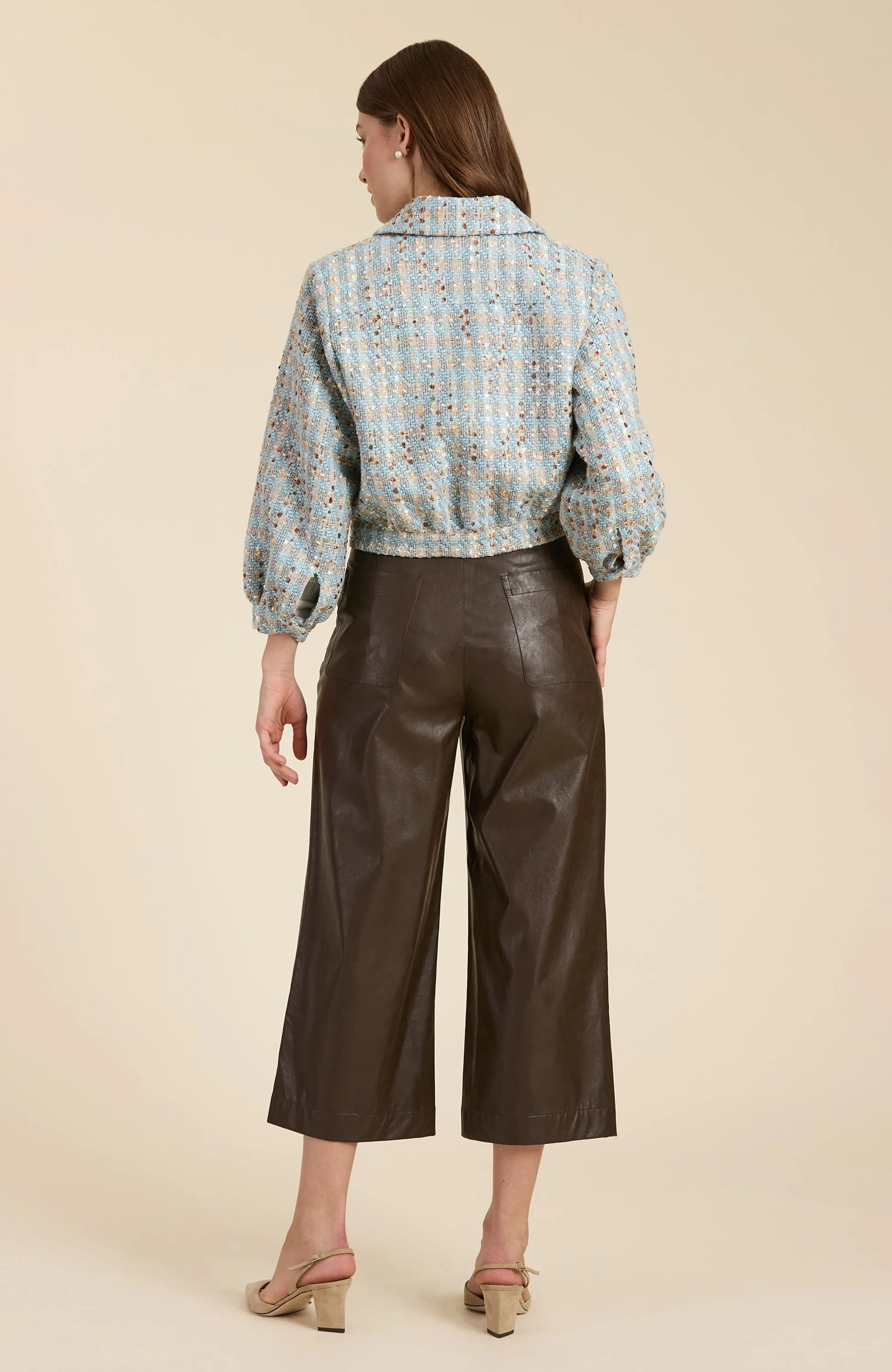 HARPER BOUCLE BOMBER JACKET