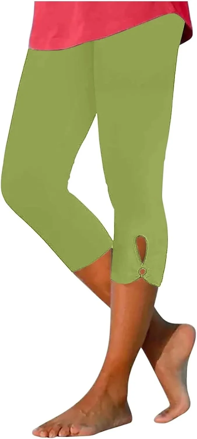 High Waisted Leggings for Women Lightweight Workout Yoga Pant Stretch Comfy Breathable Running Athletic Gym Trousers