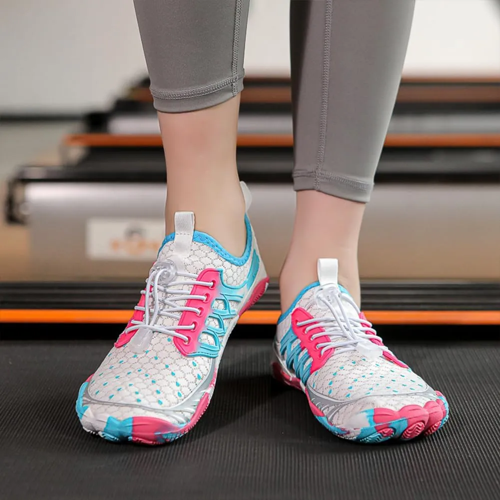 HiGropcore Water Shoes Men Women, Barefoot Wide Toe Box Beach Shoes, Quick Dry Breathable Swim Aqua Socks with Drainage