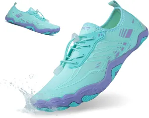 HiGropcore Water Shoes Men Women, Barefoot Wide Toe Box Beach Shoes, Quick Dry Breathable Swim Aqua Socks with Drainage