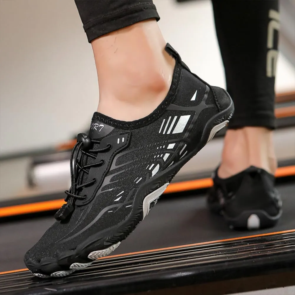 HiGropcore Water Shoes Men Women, Barefoot Wide Toe Box Beach Shoes, Quick Dry Breathable Swim Aqua Socks with Drainage