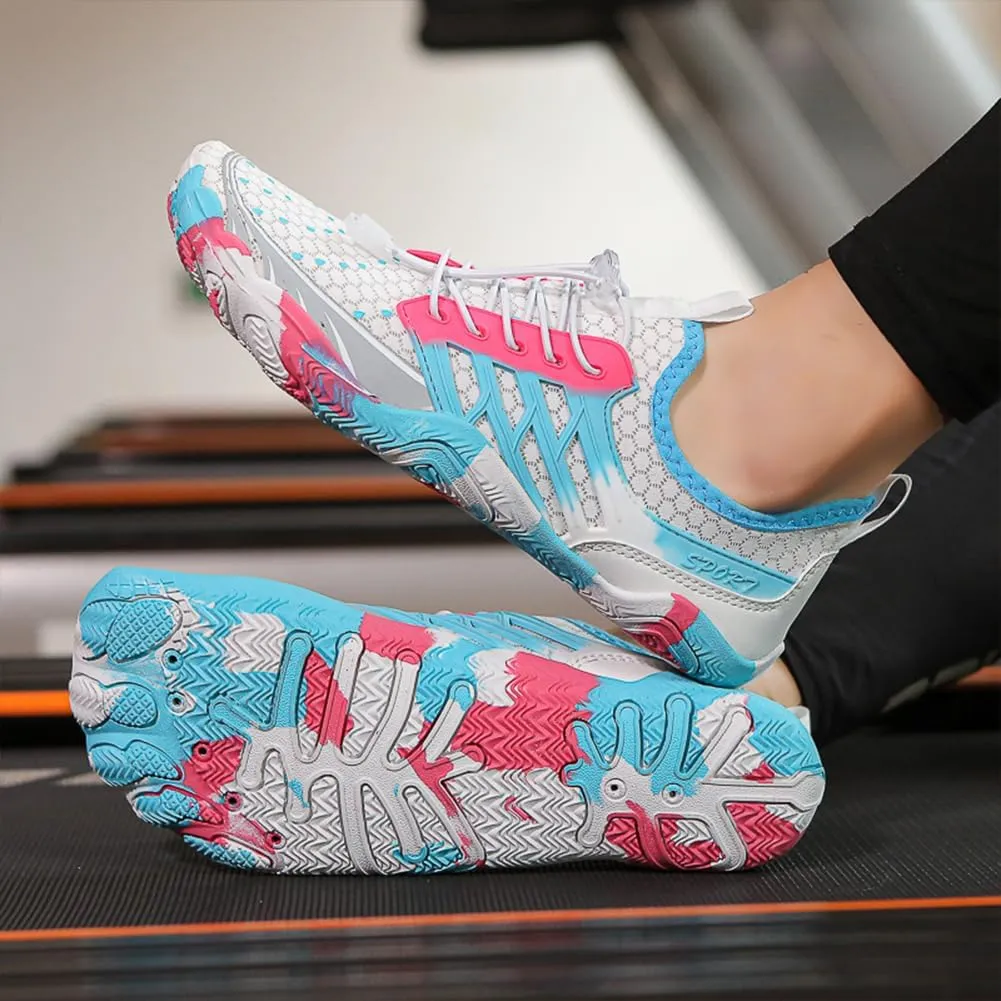 HiGropcore Water Shoes Men Women, Barefoot Wide Toe Box Beach Shoes, Quick Dry Breathable Swim Aqua Socks with Drainage