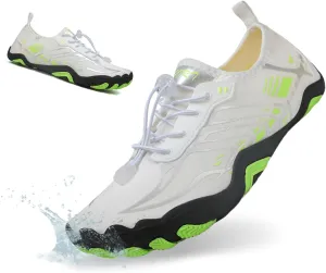 HiGropcore Water Shoes Men Women, Barefoot Wide Toe Box Beach Shoes, Quick Dry Breathable Swim Aqua Socks with Drainage