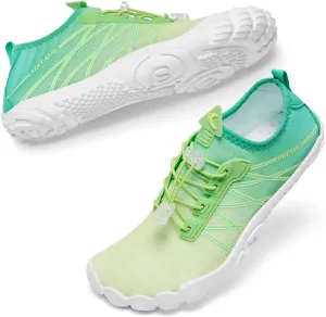 HIITAVE Water Shoes Non Slip Aqua Shoes Barefoot Quick Dry Lightweight with Beach River Swim Pool for Men Women Gradient Color