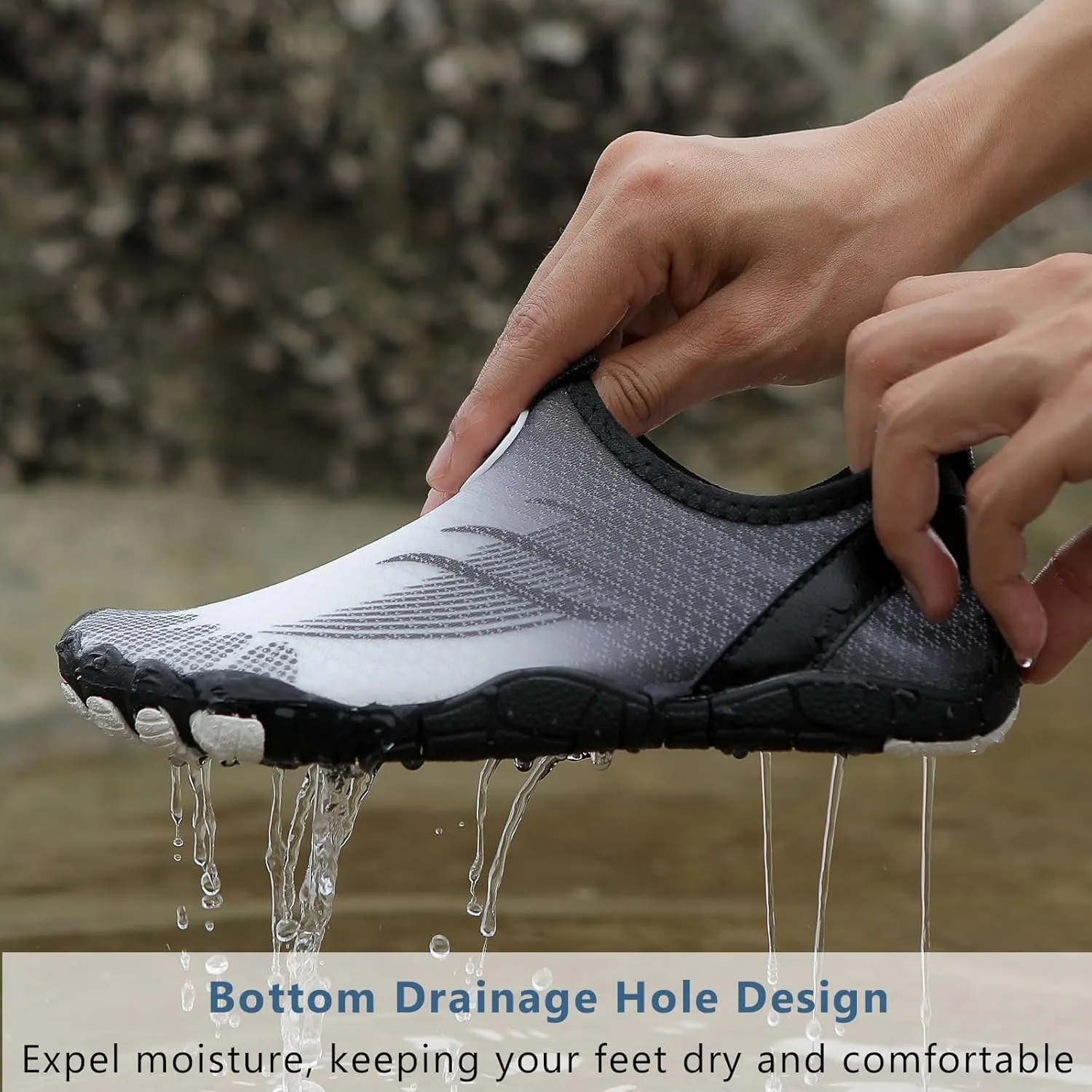 Hike Barefoot Shoes for Women Men, Pro Barefoot Water Shoes with Wide Toe Box, Healthy & Non-Slip Breathable Barefoot Shoes Unisex