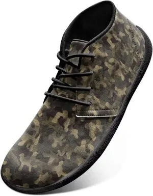 Howilath Camouflage Print Barefoot Shoes Men Waterproof Anti-Skid Casual Low Top Shoes Running Sneakers