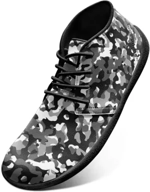 Howilath Camouflage Print Barefoot Shoes Men Waterproof Anti-Skid Casual Low Top Shoes Running Sneakers