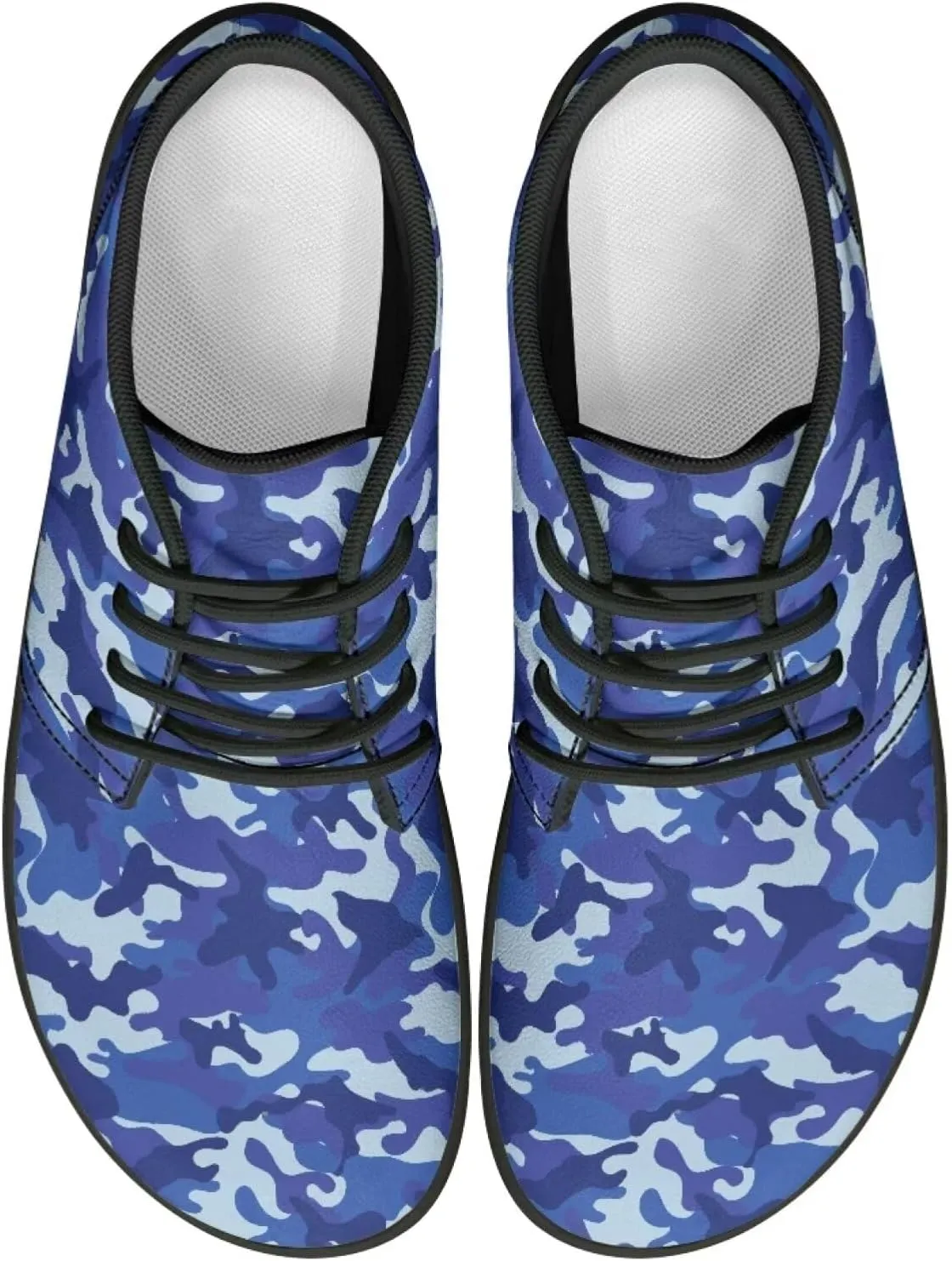 Howilath Camouflage Print Barefoot Shoes Men Waterproof Anti-Skid Casual Low Top Shoes Running Sneakers