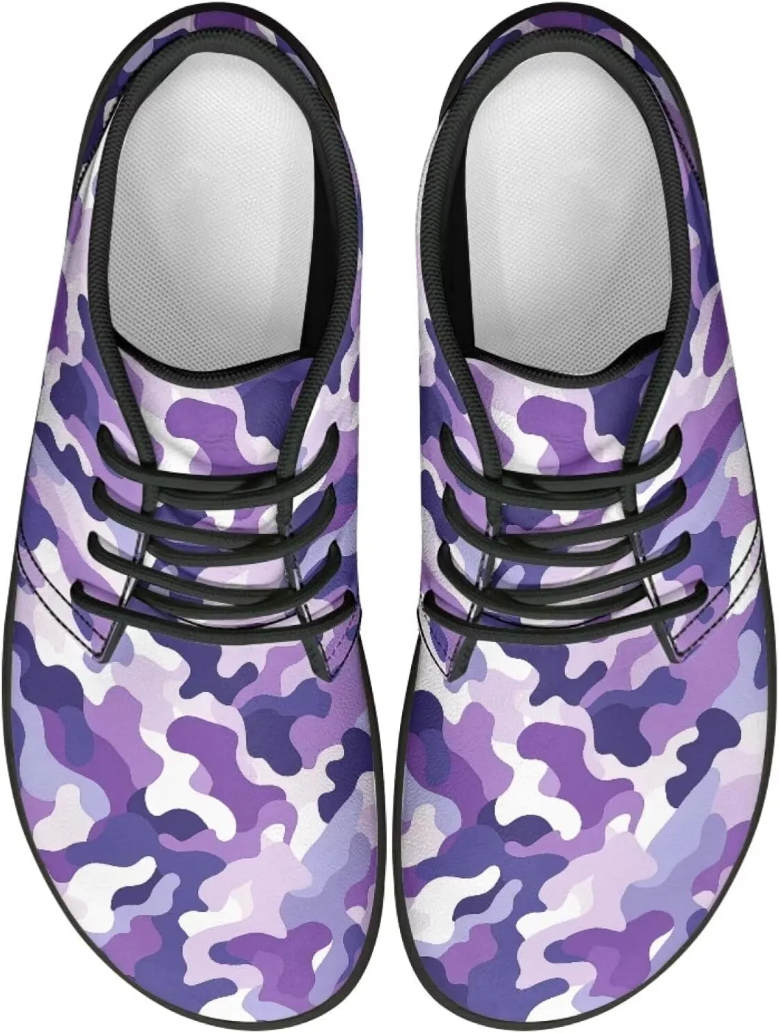 Howilath Camouflage Print Barefoot Shoes Men Waterproof Anti-Skid Casual Low Top Shoes Running Sneakers