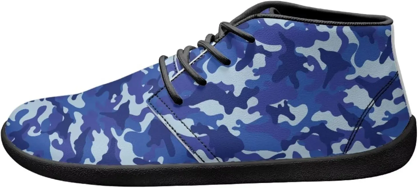 Howilath Camouflage Print Barefoot Shoes Men Waterproof Anti-Skid Casual Low Top Shoes Running Sneakers