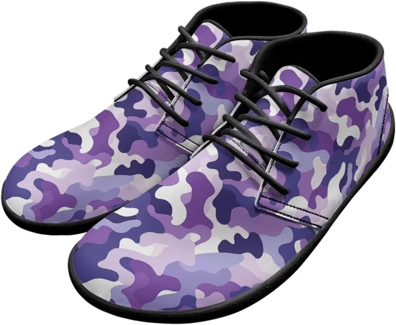 Howilath Camouflage Print Barefoot Shoes Men Waterproof Anti-Skid Casual Low Top Shoes Running Sneakers