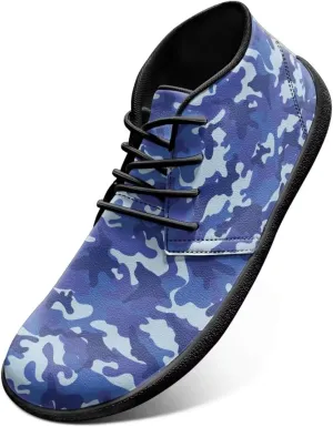 Howilath Camouflage Print Barefoot Shoes Men Waterproof Anti-Skid Casual Low Top Shoes Running Sneakers