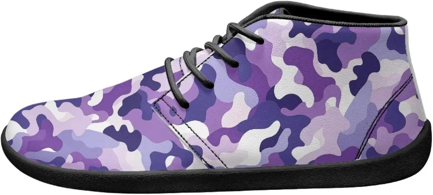 Howilath Camouflage Print Barefoot Shoes Men Waterproof Anti-Skid Casual Low Top Shoes Running Sneakers