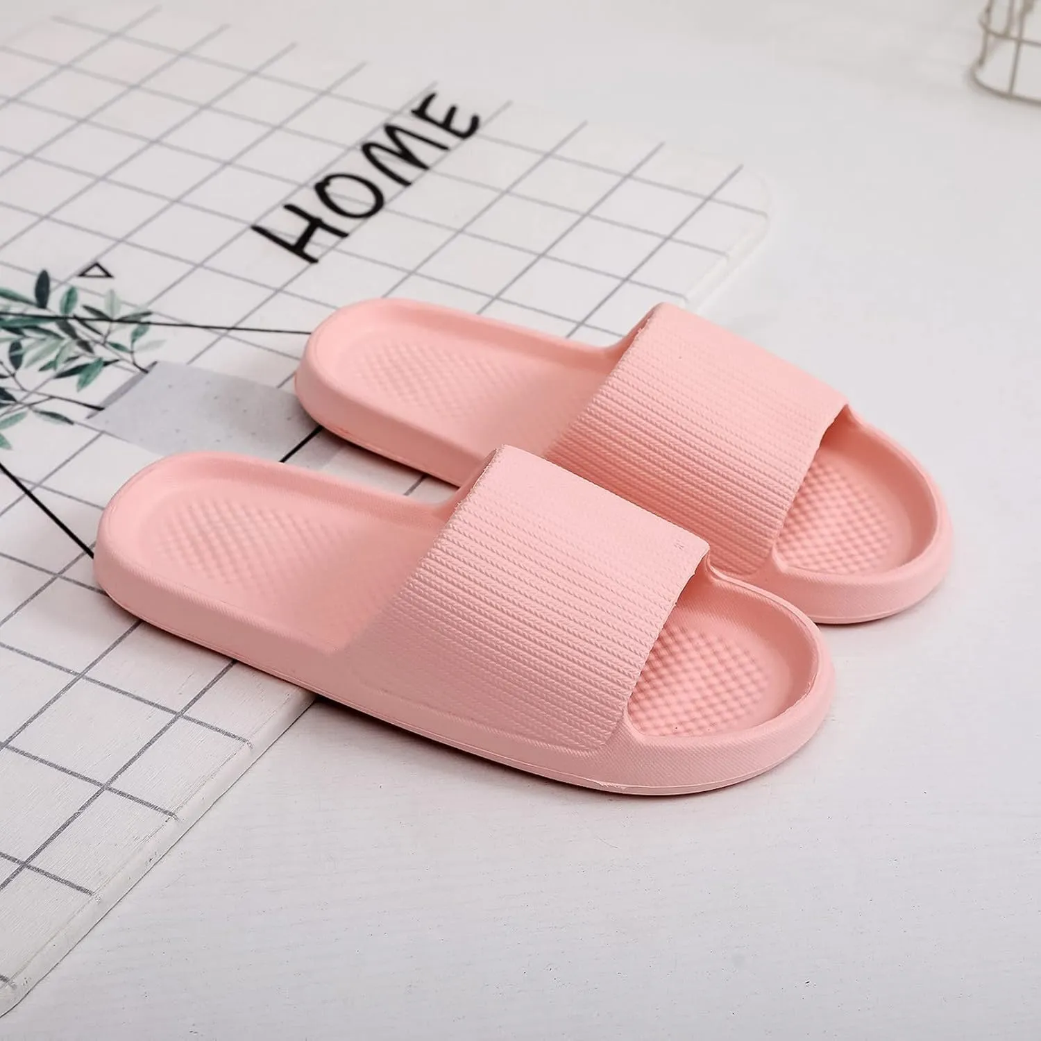 Indoor Slippers Slippers with Arch Support for Women Ultra Comfort Non-Slip Shower Sandals Indoor and Outdoor